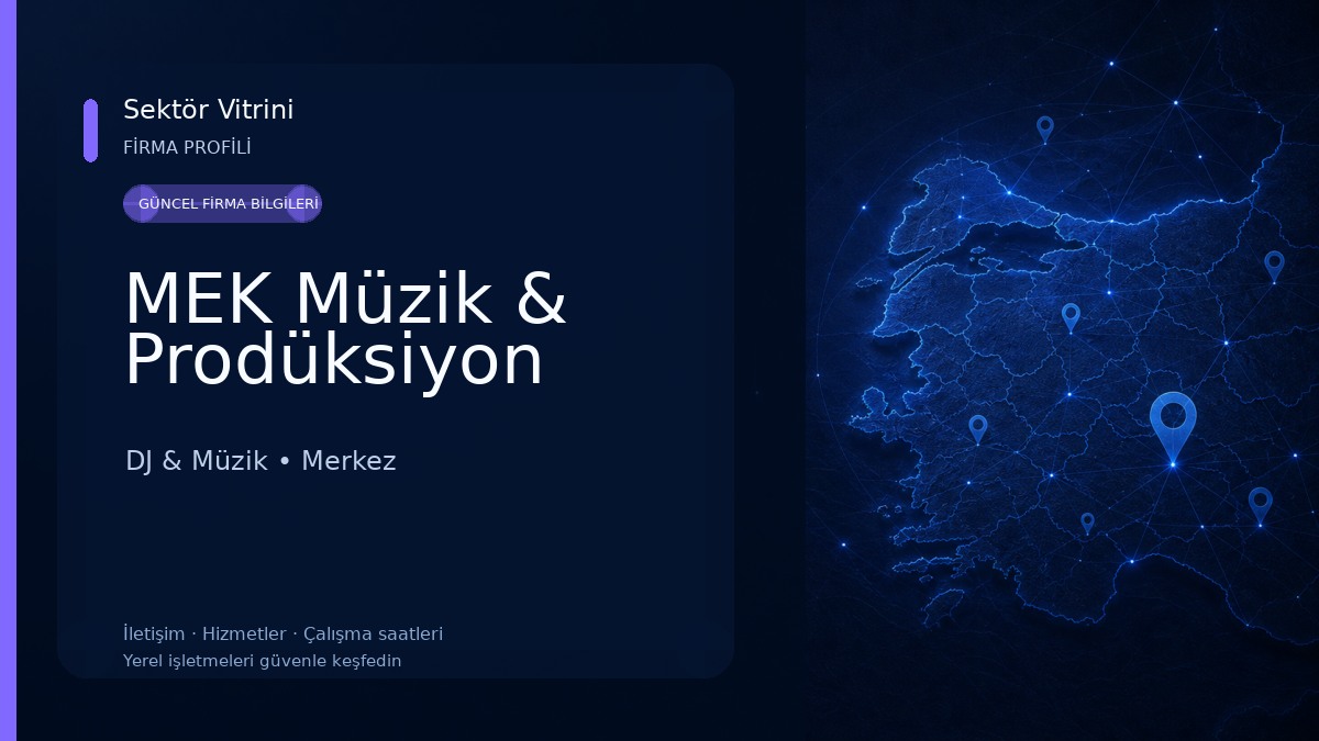 MEK Müzik & Prodüksiyon DJ & Müzik