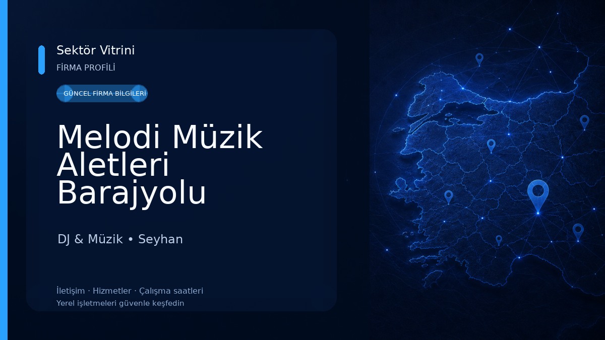 Melodi Müzik Aletleri Barajyolu DJ & Müzik