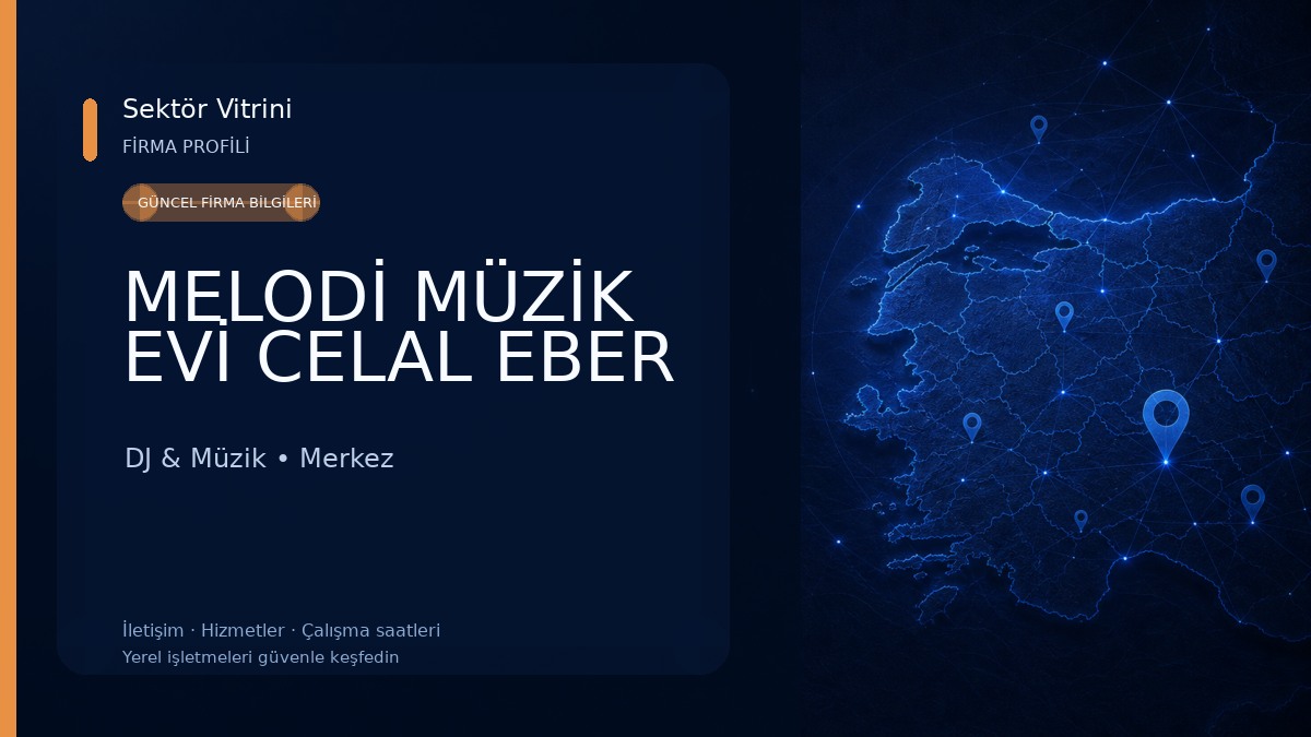 MELODİ MÜZİK EVİ CELAL EBER DJ & Müzik