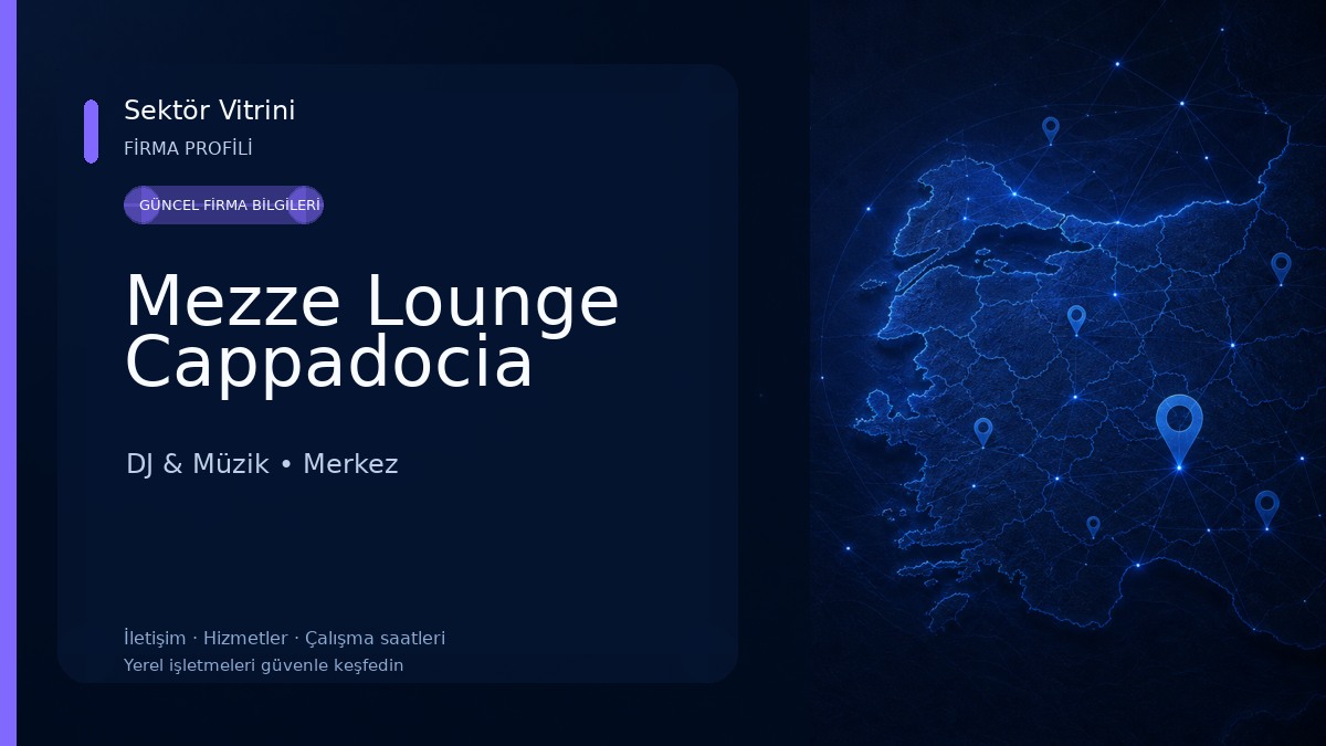 Mezze Lounge Cappadocia DJ & Müzik