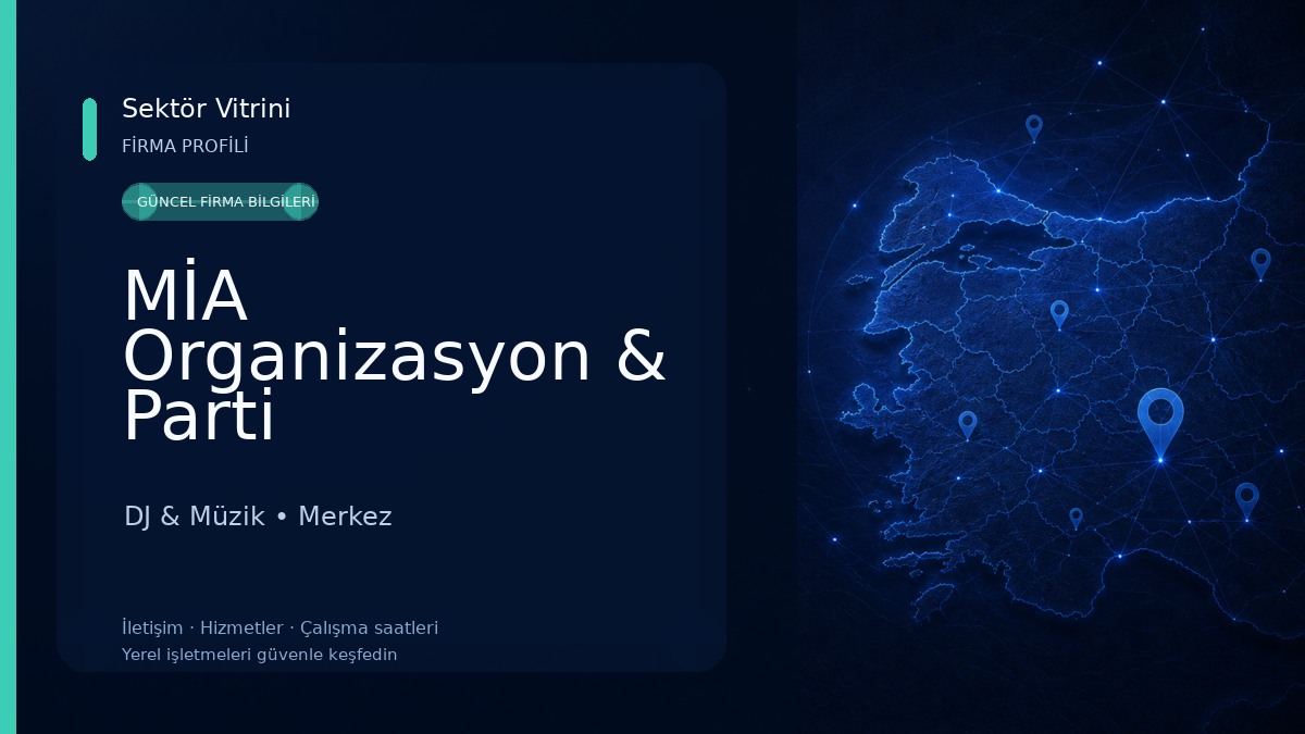 MİA Organizasyon & Parti Malzemeleri 