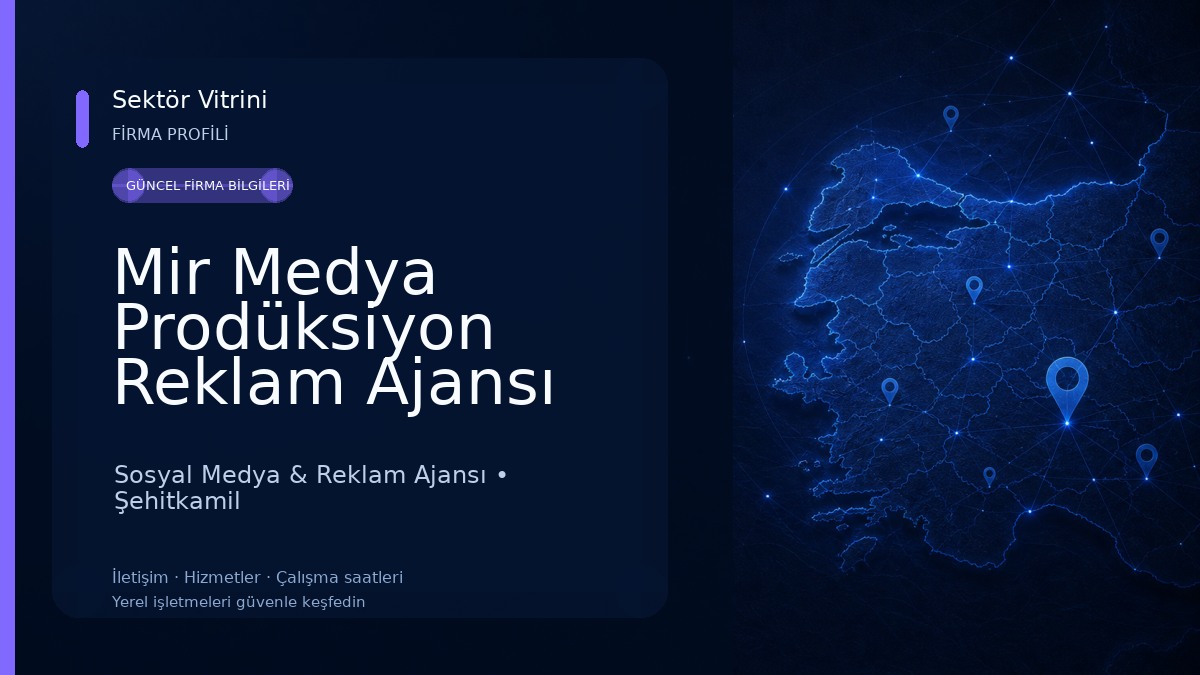 Mir Medya Prodüksiyon Reklam Ajansı Gaziantep (Sosyal Medya) 