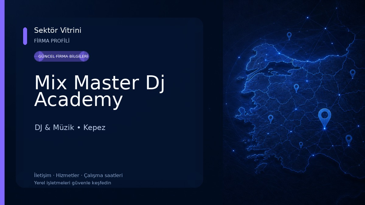 Mix Master Dj Academy DJ & Müzik