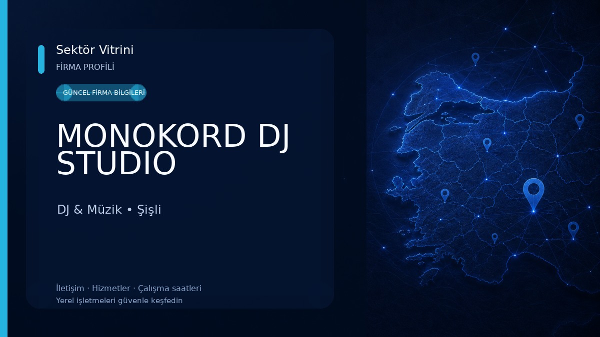 MONOKORD DJ STUDIO DJ & Müzik