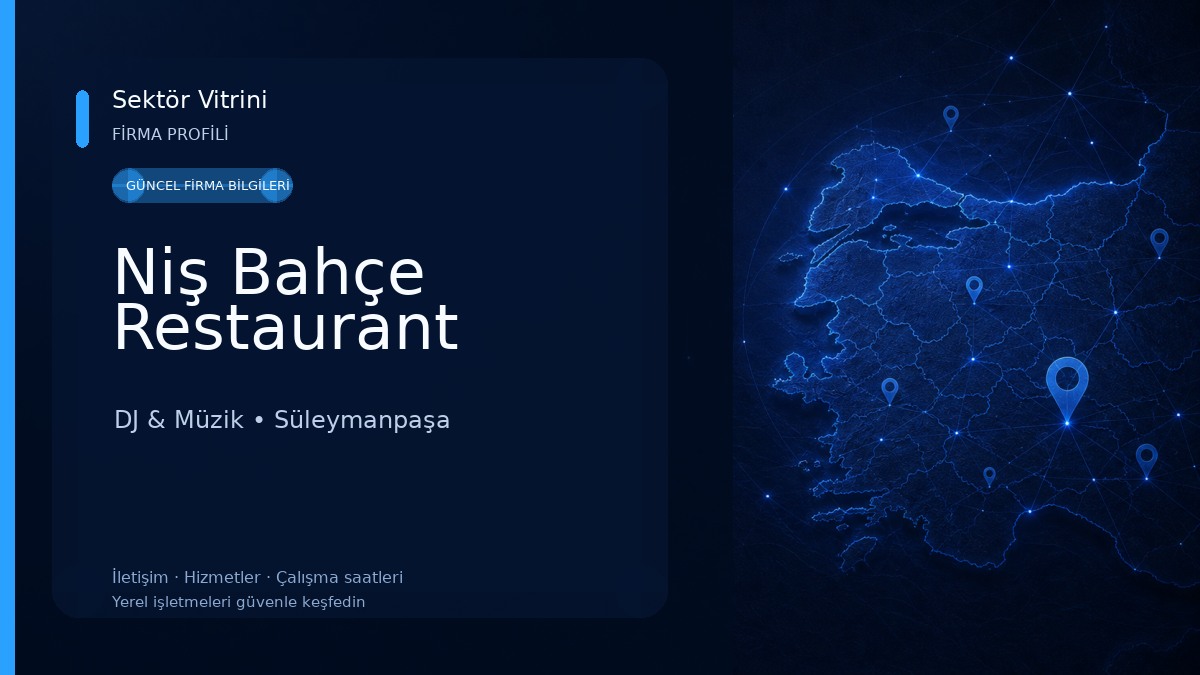 Niş Bahçe Restaurant DJ & Müzik