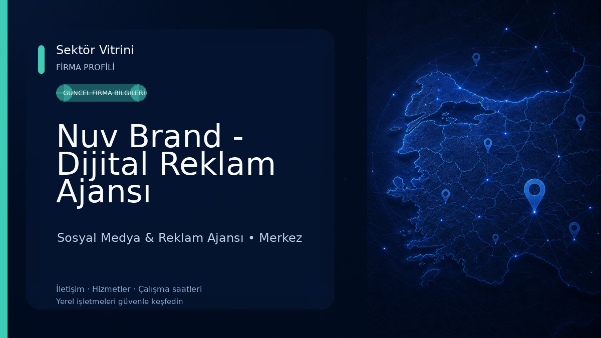 Nuv Brand - Dijital Reklam Ajansı Sosyal Medya & Reklam Ajansı
