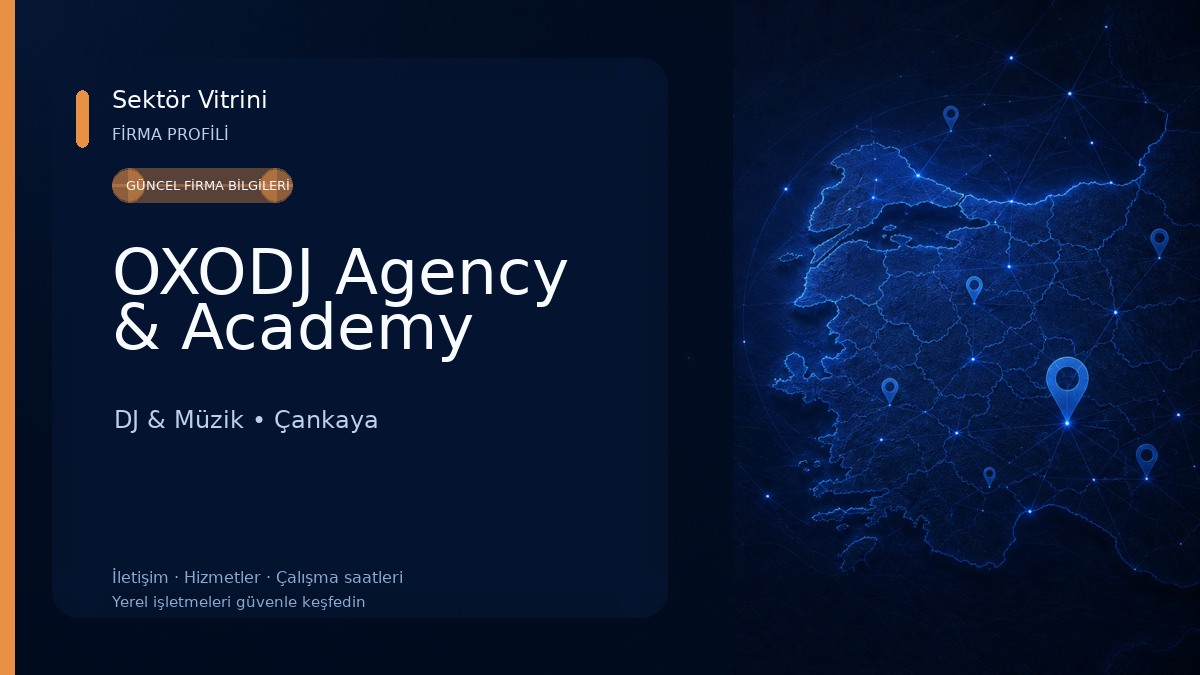 OXODJ Agency & Academy DJ & Müzik