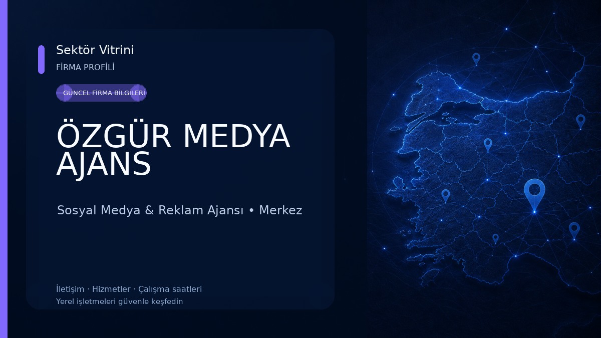 ÖZGÜR MEDYA AJANS Sosyal Medya & Reklam Ajansı