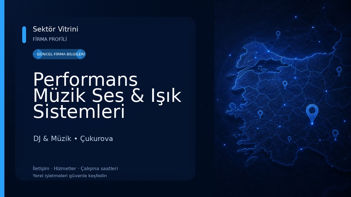 Performans Müzik Ses & Işık Sistemleri