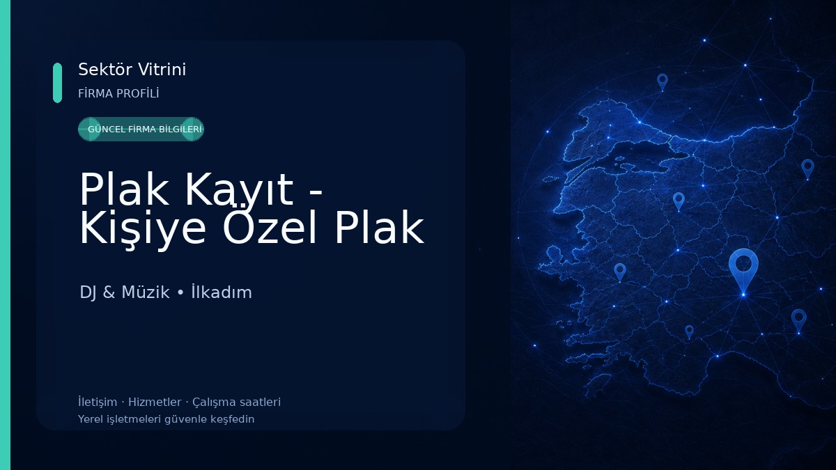 Plak Kayıt - Kişiye Özel Plak