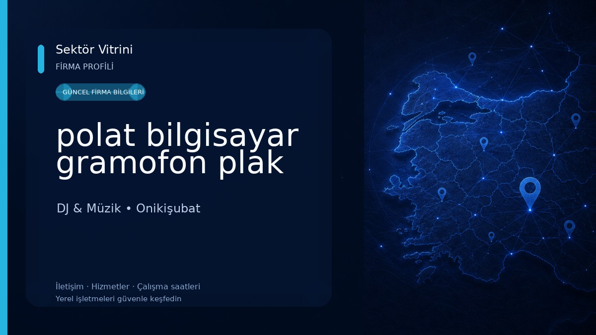 polat bilgisayar gramofon plak