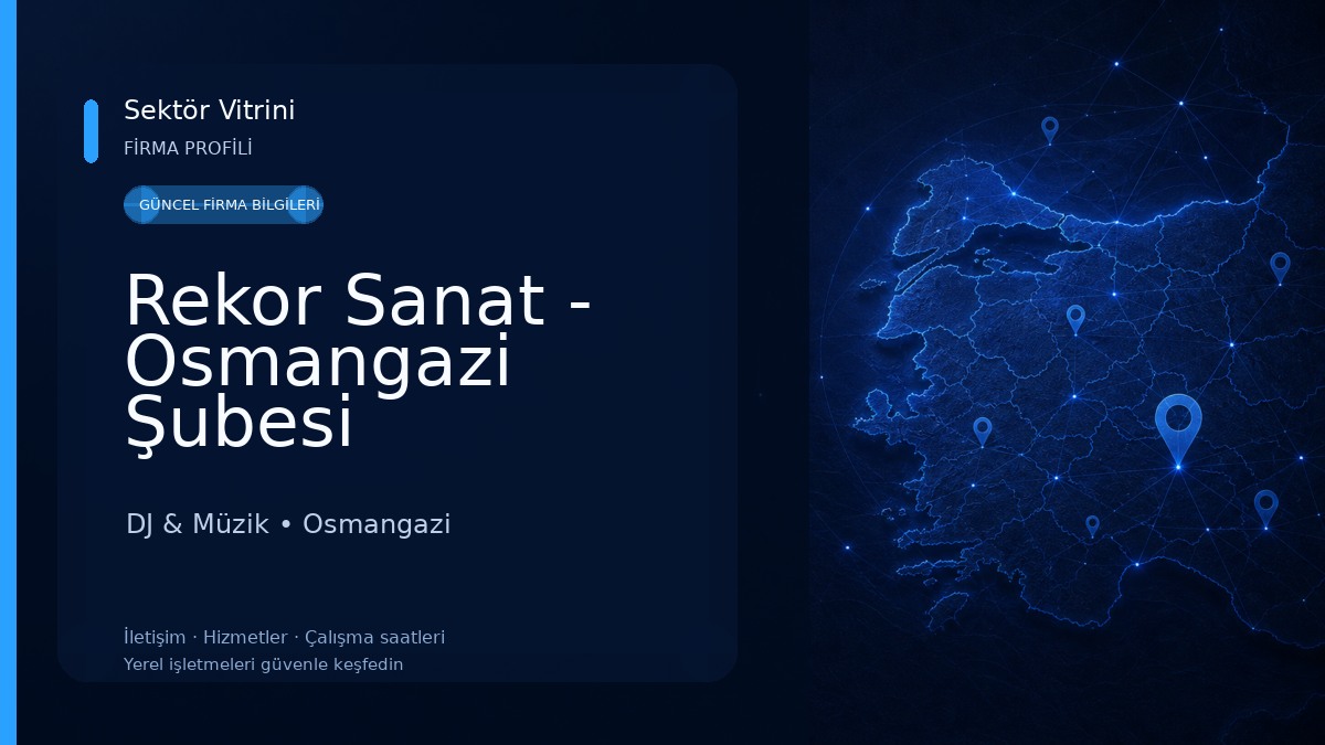 Rekor Sanat - Osmangazi Şubesi