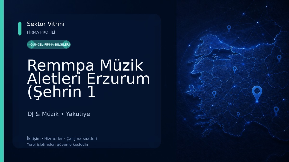 Remmpa Müzik Aletleri Erzurum (Şehrin 1 Numaralı Müzik Mağazası)