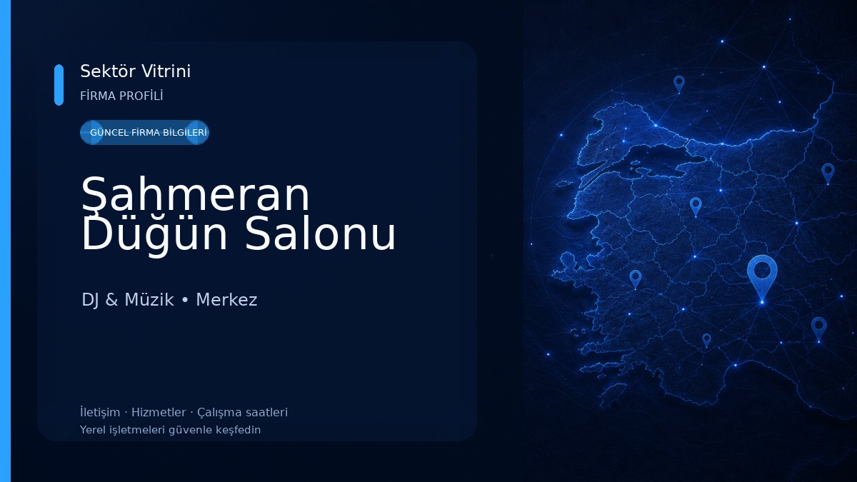 Şahmeran Düğün Salonu DJ & Müzik