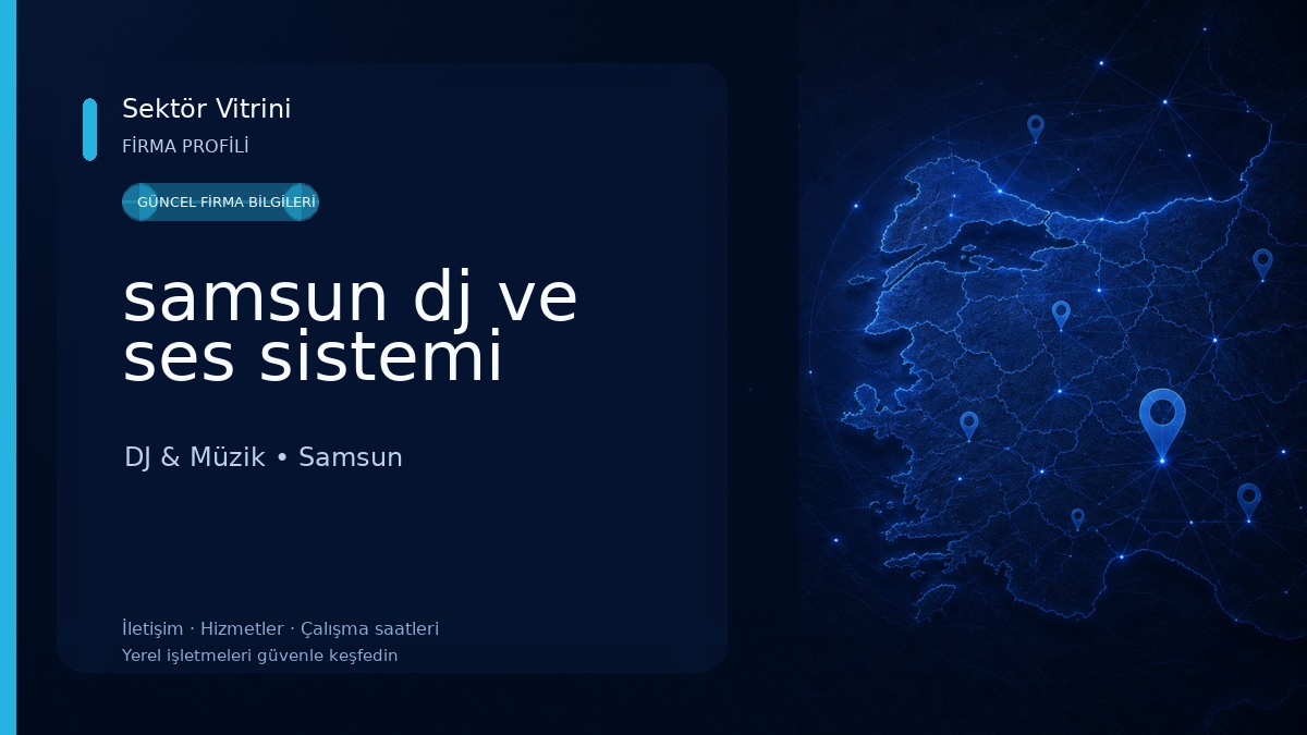 samsun dj ve ses sistemi 