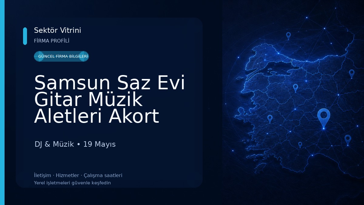 Samsun Saz Evi Gitar Müzik Aletleri Akort Müzik DJ & Müzik
