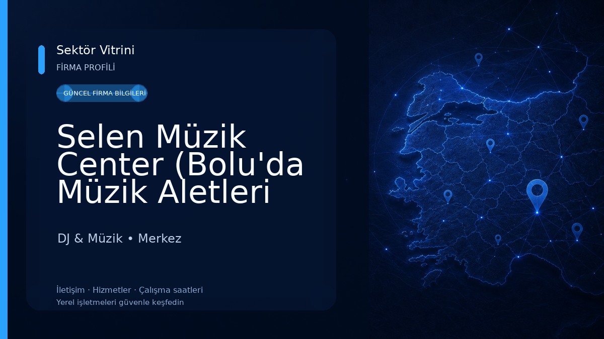 Selen Müzik Center (Bolu'da Müzik Aletleri Satışı,Prova Studio ve Müzik Kursları) DJ & Müzik