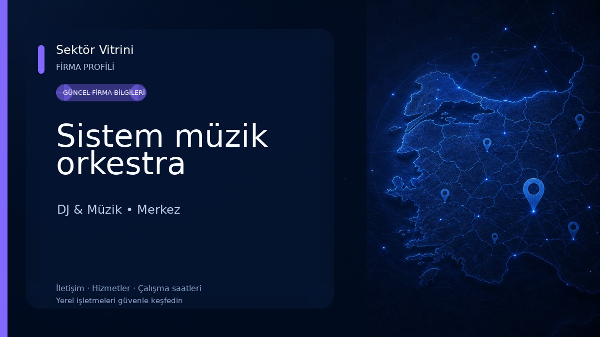 Sistem müzik orkestra 