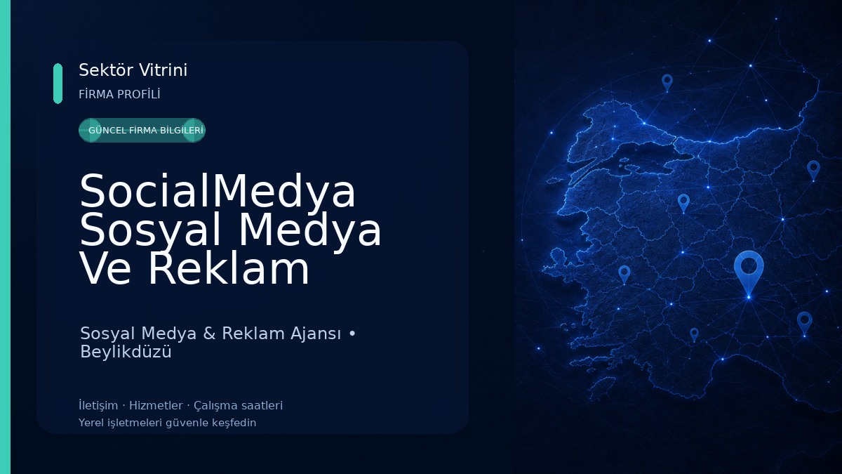 SocialMedya Sosyal Medya Ve Reklam Hizmetleri Sosyal Medya & Reklam Ajansı