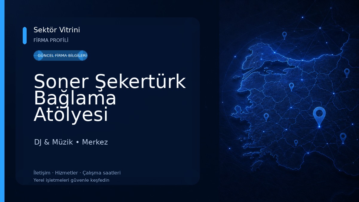 Soner Şekertürk Bağlama Atölyesi DJ & Müzik
