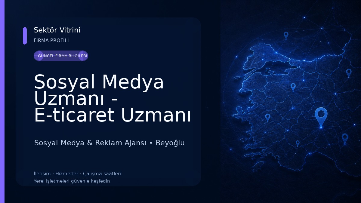 Sosyal Medya Uzmanı - E-ticaret Uzmanı - Seo Uzmanı - Grafik Tasarım - Dijital Pazarlama Uzmanı - Sosyal Medya & Reklam Ajansı