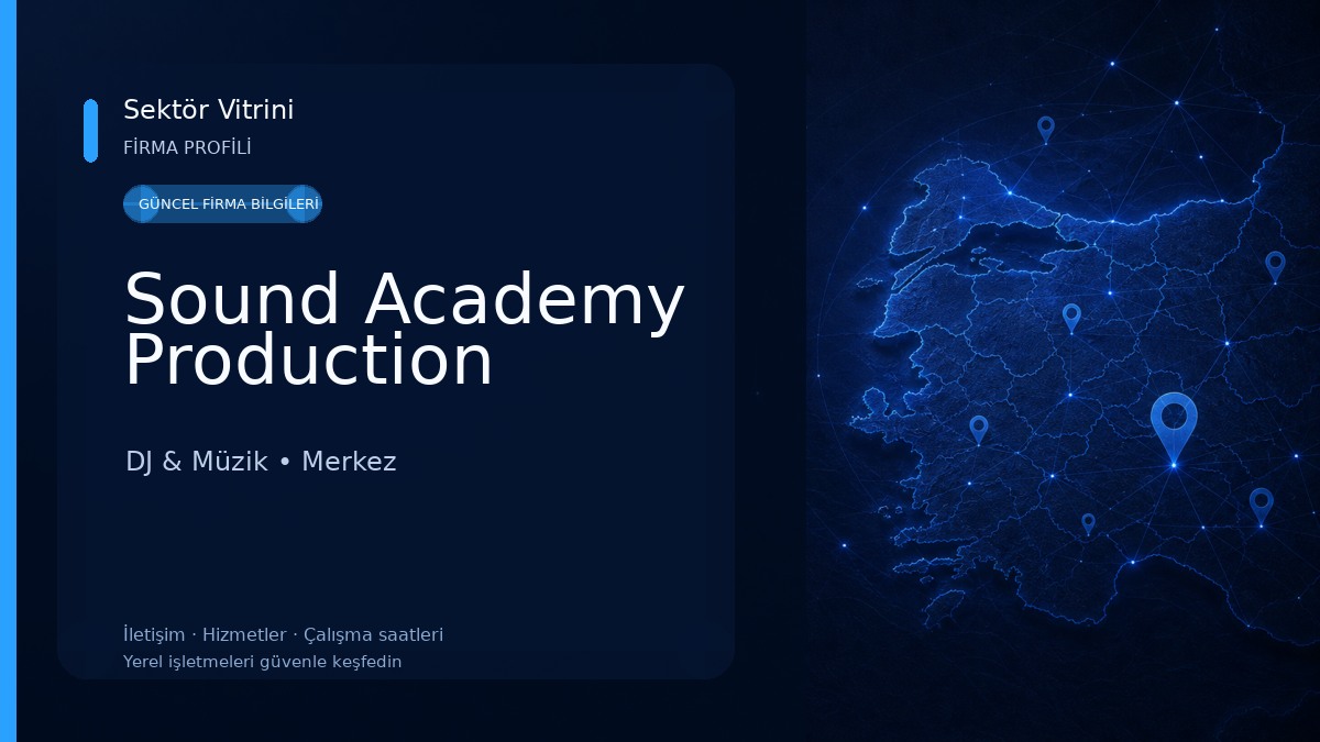 Sound Academy Production DJ & Müzik