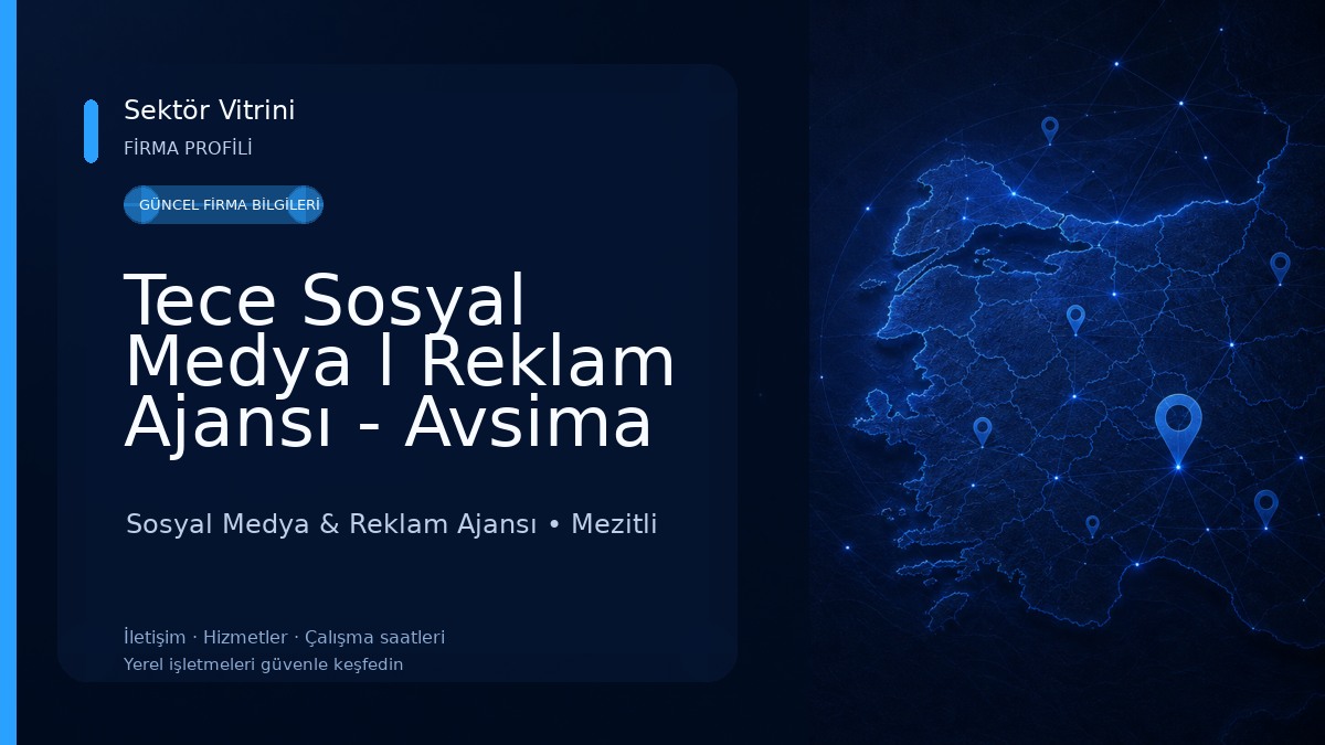Tece Sosyal Medya l Reklam Ajansı - Avsima Sosyal Medya & Reklam Ajansı