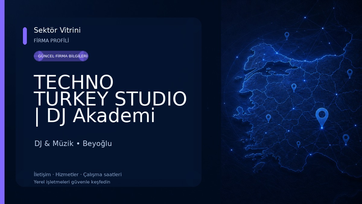 TECHNO TURKEY STUDIO | DJ Akademi 