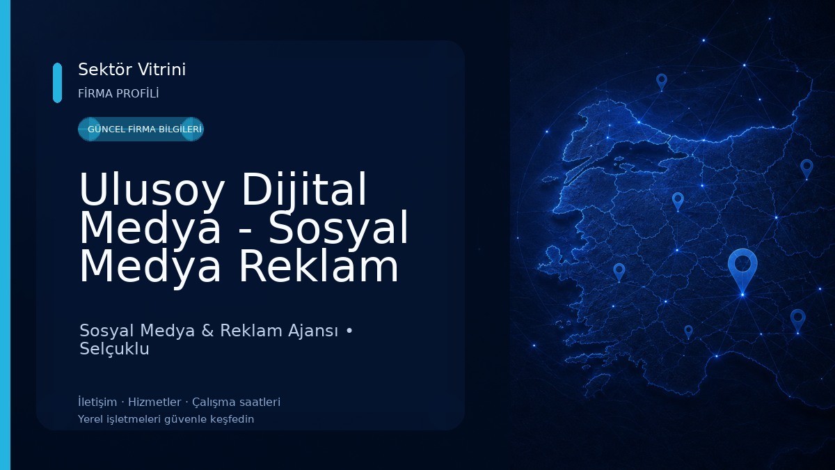 Ulusoy Dijital Medya - Sosyal Medya Reklam Ajansı Sosyal Medya & Reklam Ajansı