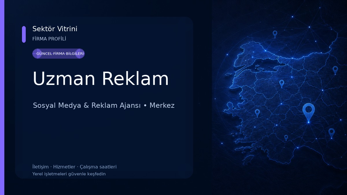 Uzman Reklam Sosyal Medya & Reklam Ajansı