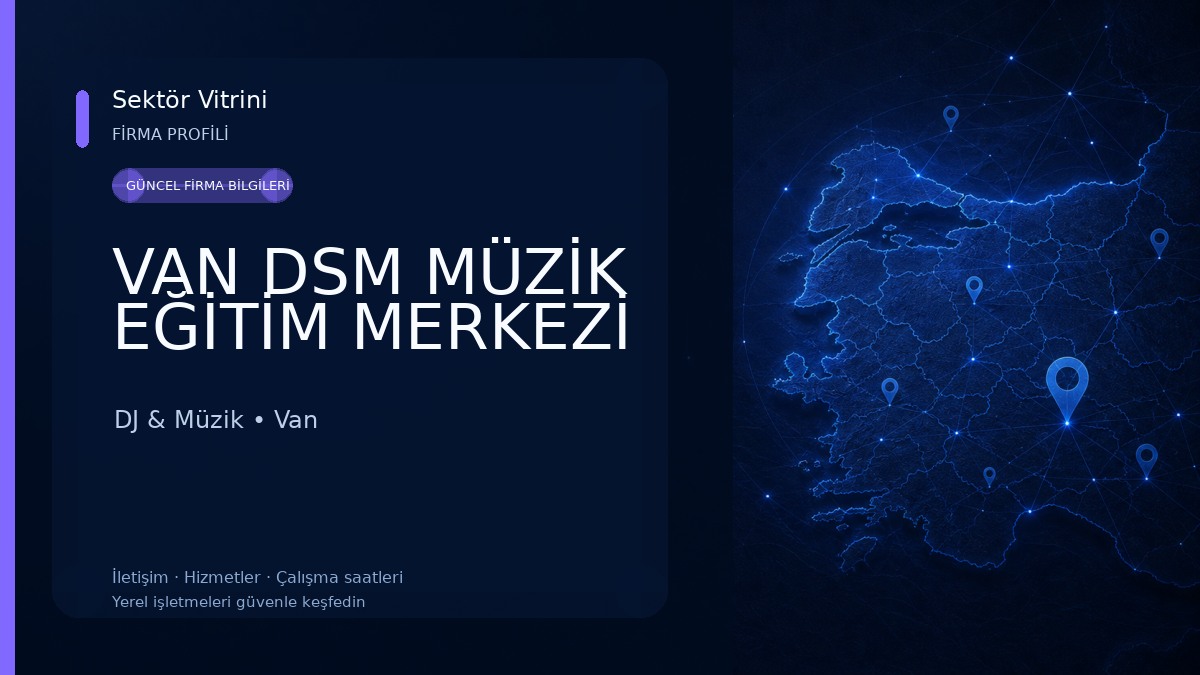 VAN DSM MÜZİK EĞİTİM MERKEZİ DJ & Müzik