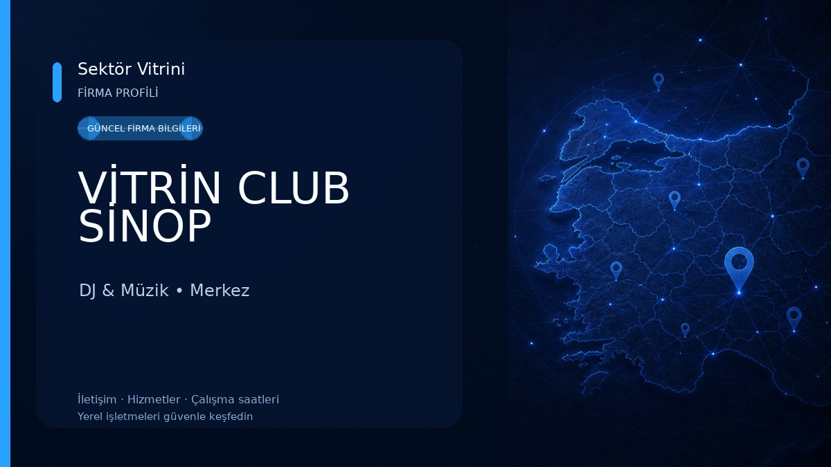 VİTRİN CLUB SİNOP DJ & Müzik