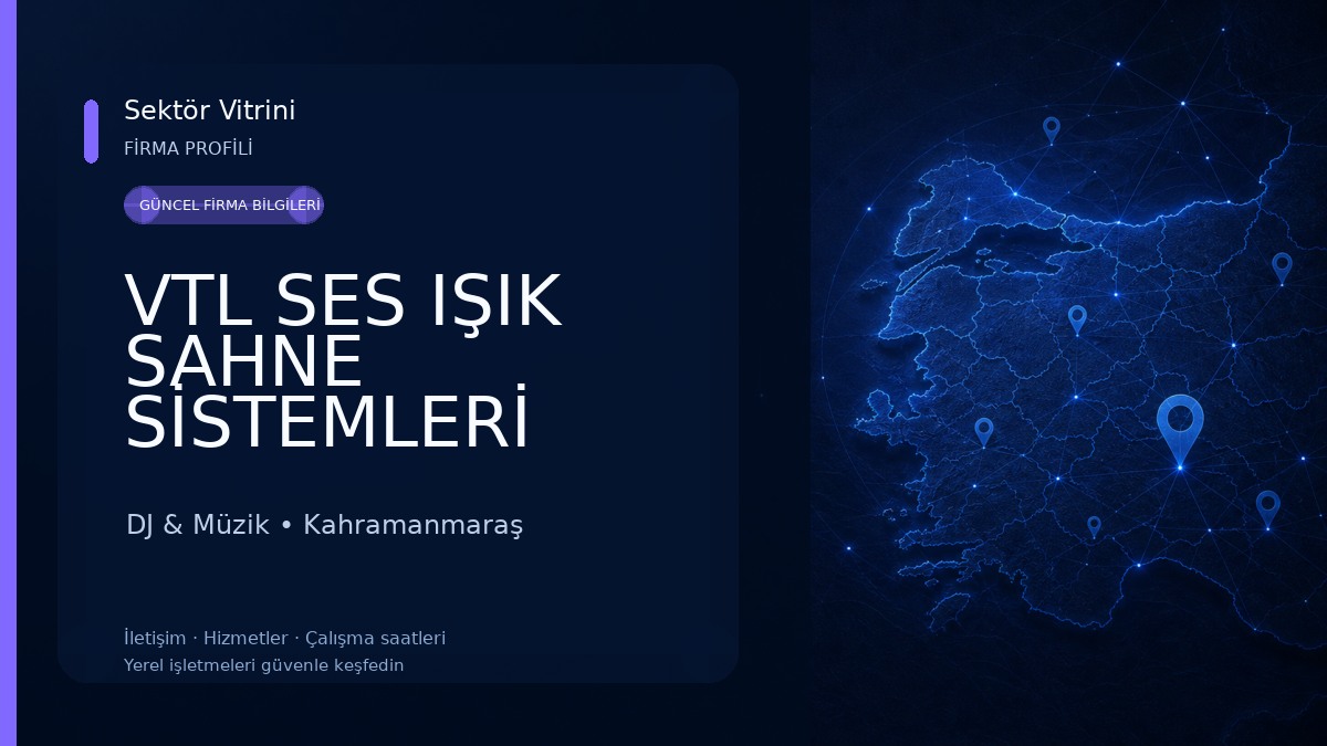 VTL SES IŞIK SAHNE SİSTEMLERİ DJ & Müzik