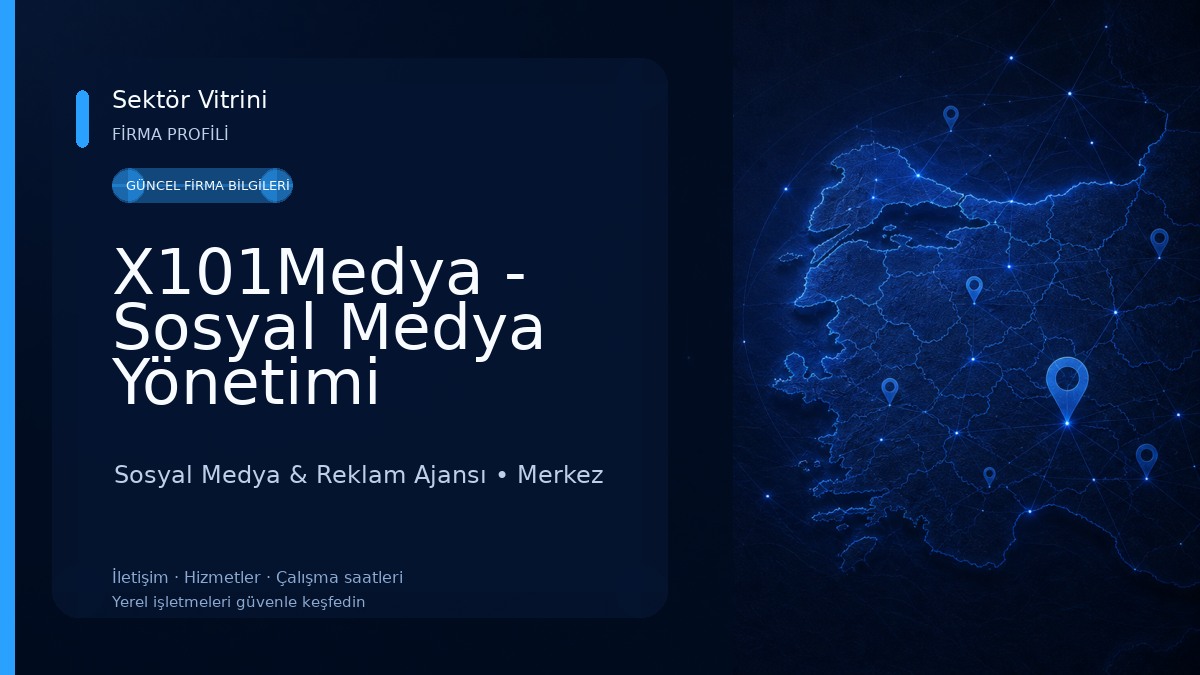 X101Medya - Sosyal Medya Yönetimi Sosyal Medya & Reklam Ajansı