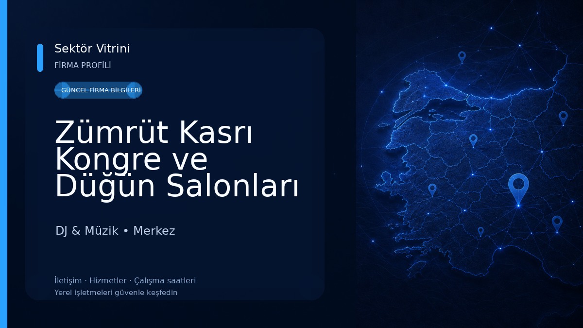 Zümrüt Kasrı Kongre ve Düğün Salonları | Isparta Düğün Salonu | Isparta Düğün Salonları